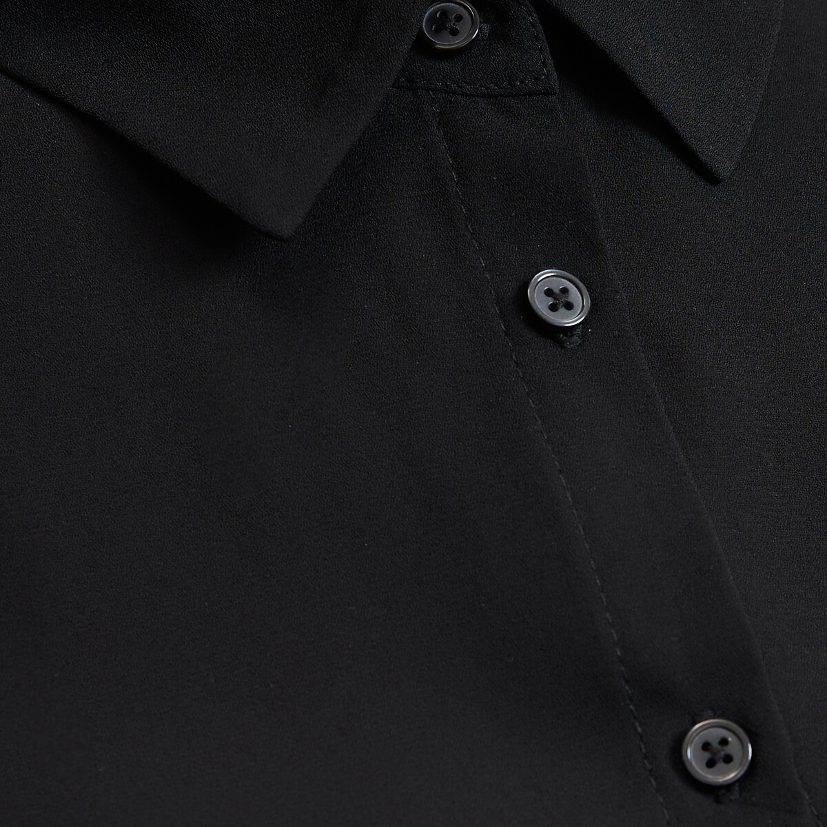 Long Sleeve Shirt black, LA REDOUTE COLLECTIONS