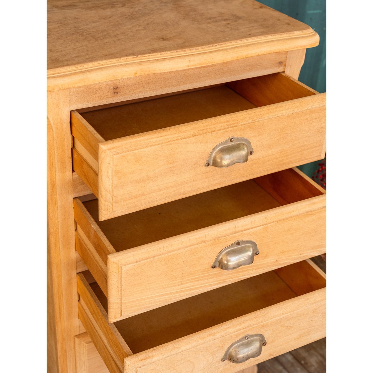 Chiffonnier en bois Valery N°125 - Bon état bois clair, DEBONGOUT