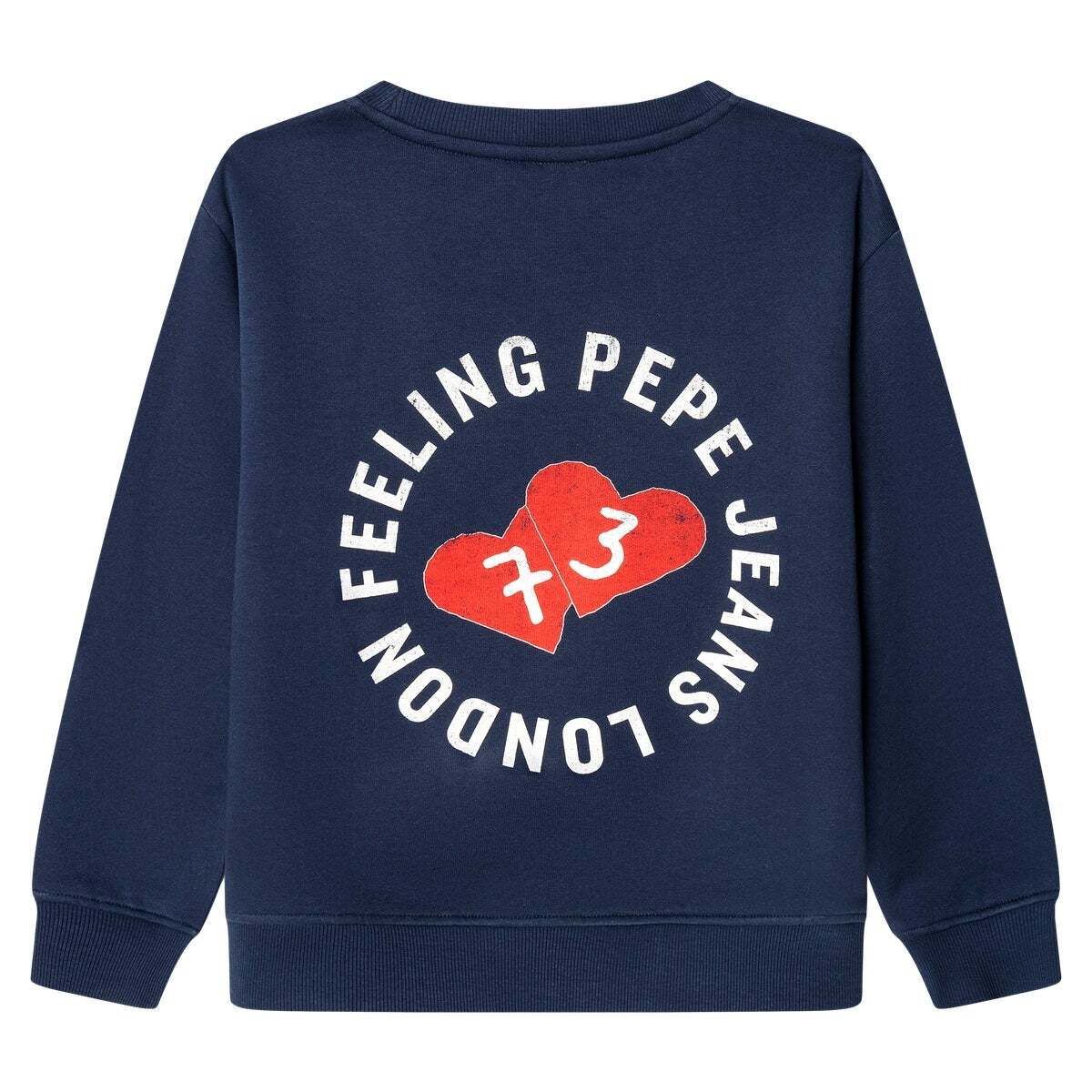 Sweat-Shirt À Col Rond Coupe Décontractée marine, PEPE JEANS