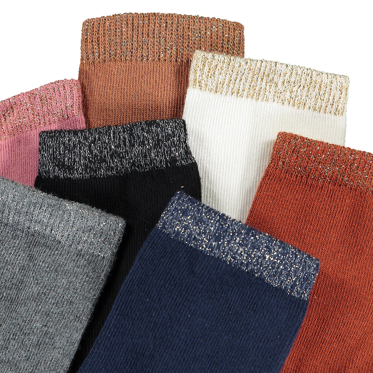 Lot de 7 paires de chaussettes multicolore, LA REDOUTE COLLECTIONS