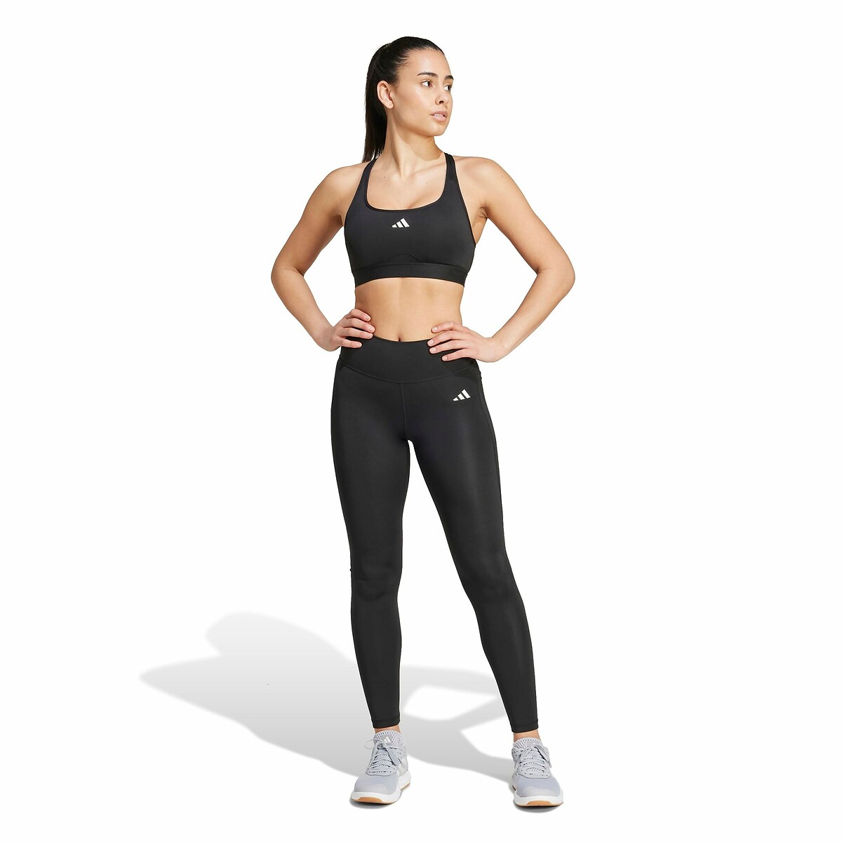 Legging de sport Optime Essentials noir, adidas Performance