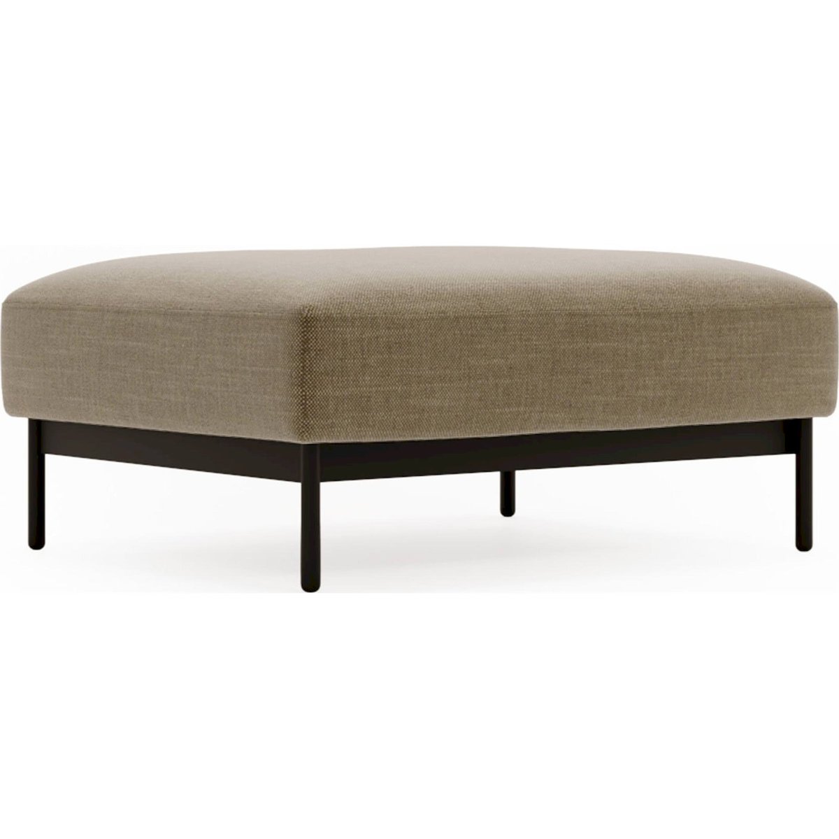 Pouf carré collection SOLIANERO bleu marine, RECOLLECTION