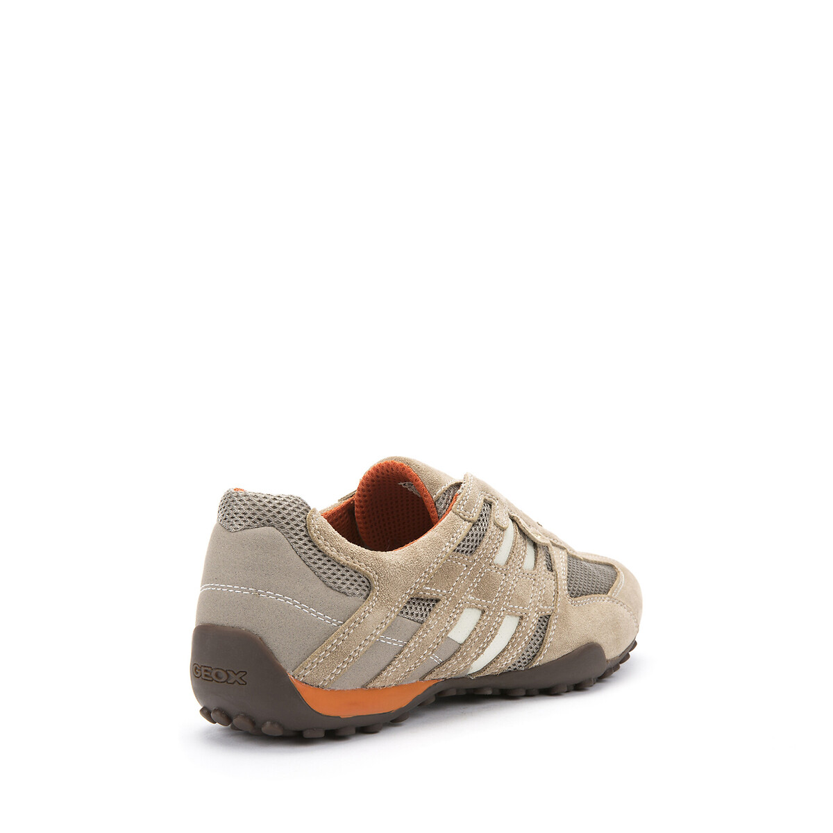 Sapatilhas modelo de enfiar, Snake bege, GEOX