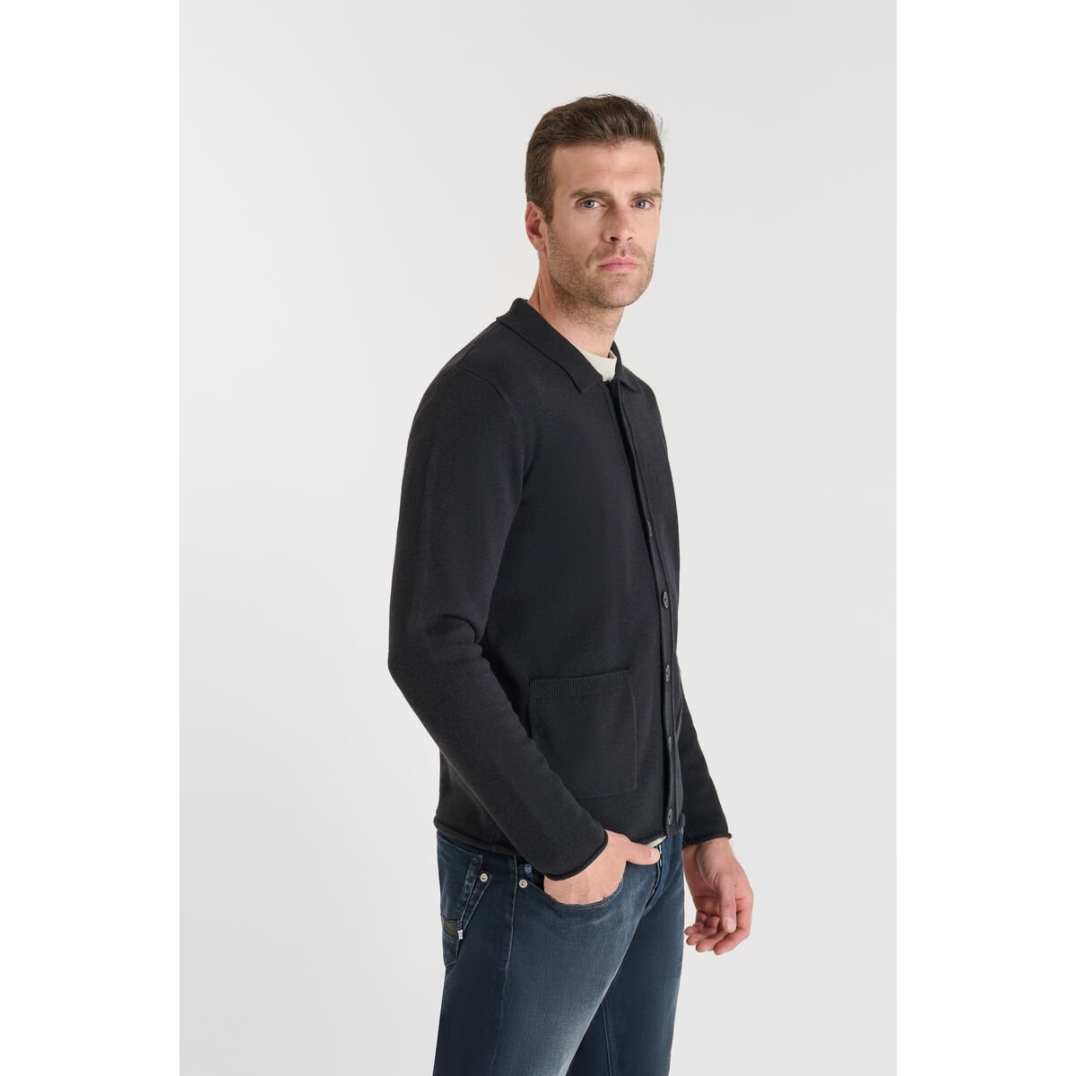 Cardigan JERNO black, LE TEMPS DES CERISES