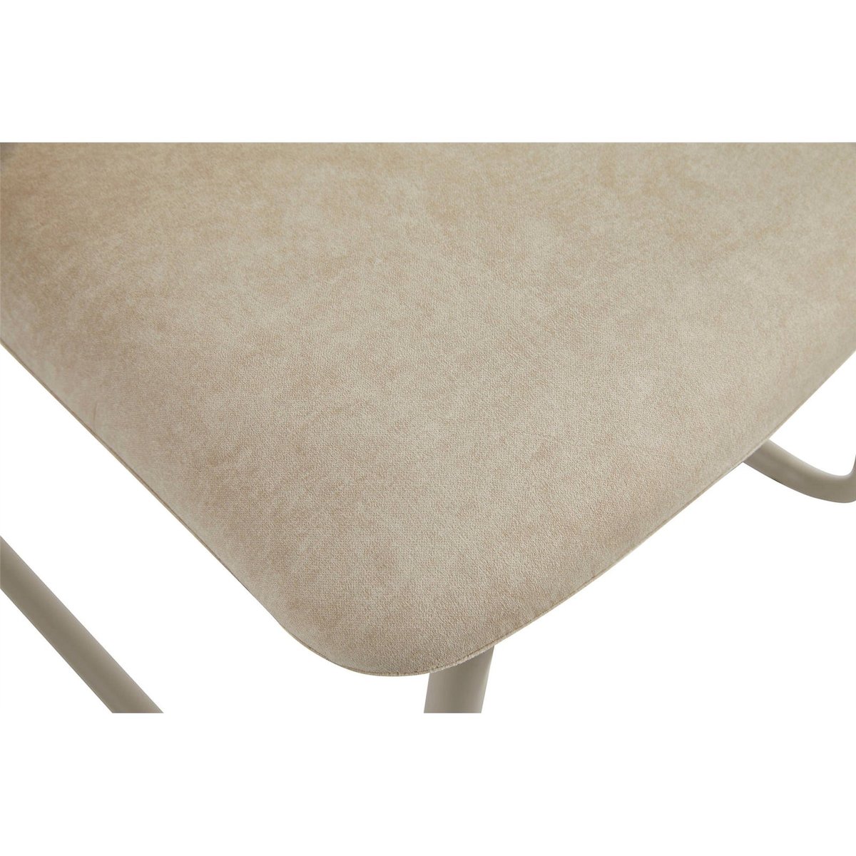 Chaise rembourrée velours collection REESTIFY beige, RECOLLECTION