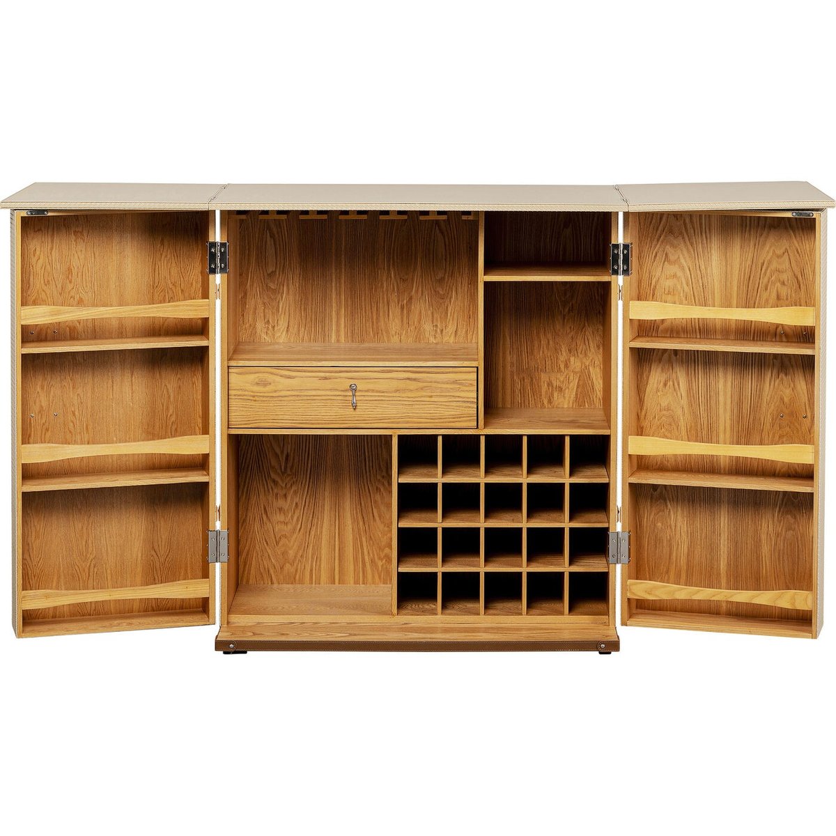 Bar-coffre en simili, VENEZIA beige, KARE DESIGN