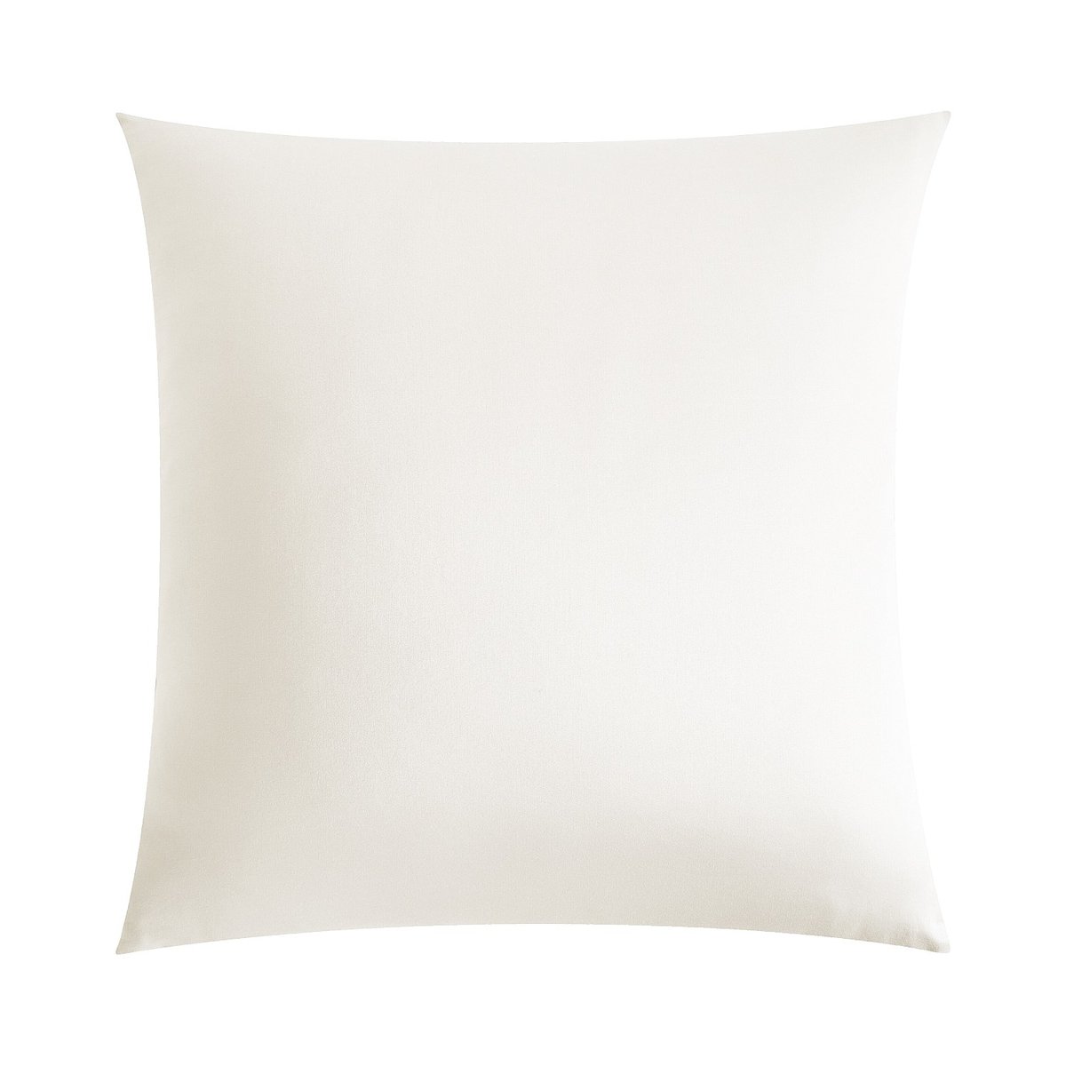 Taie d'oreiller en satin de coton ALEXANE beige, HABITAT