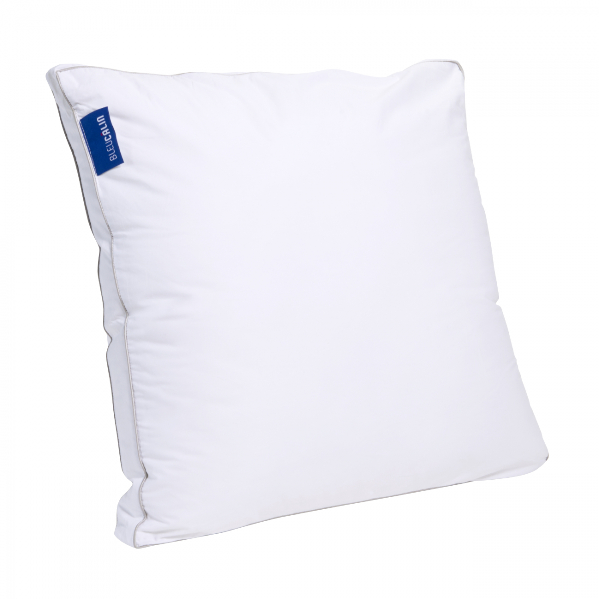 Lot de 2 oreillers ultra moelleux volume Premium 65x65 cm blanc, BLEU CALIN
