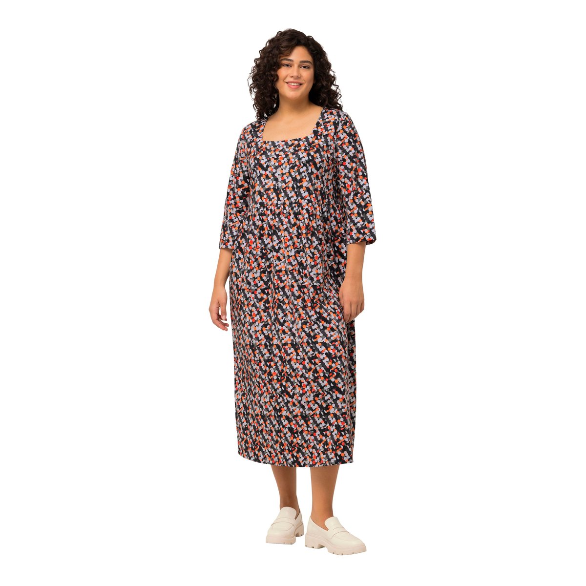Robe en jersey noir, ULLA POPKEN
