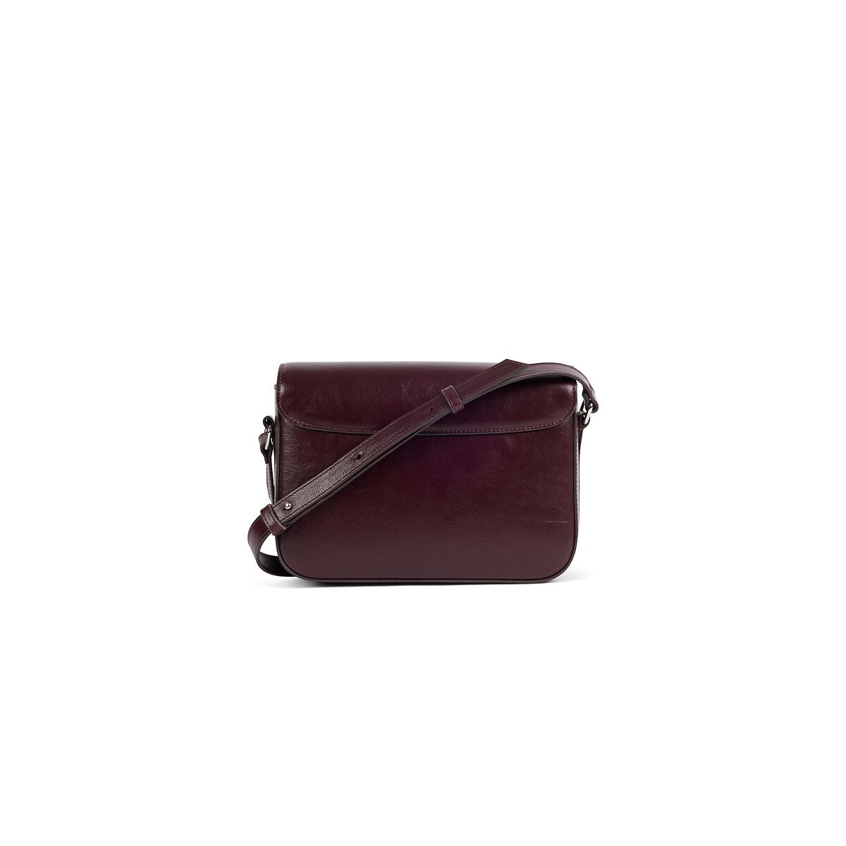 Alice m Leather Shoulder Bag aubergine, NAT & NIN