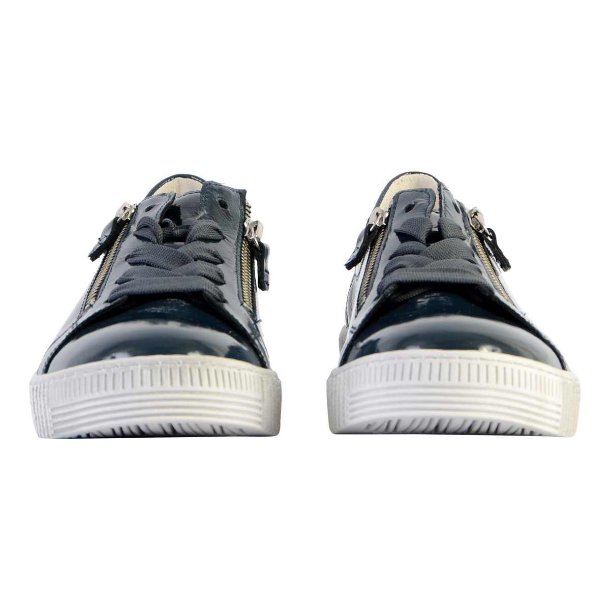 Basket Basse Cuir Topas marine vernis, GABOR