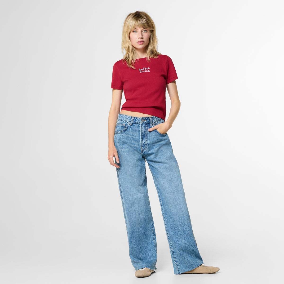 Red Bull Racing T-Shirt Coupe Décontractée Avec Imprimé Au Dos rouge, PEPE JEANS