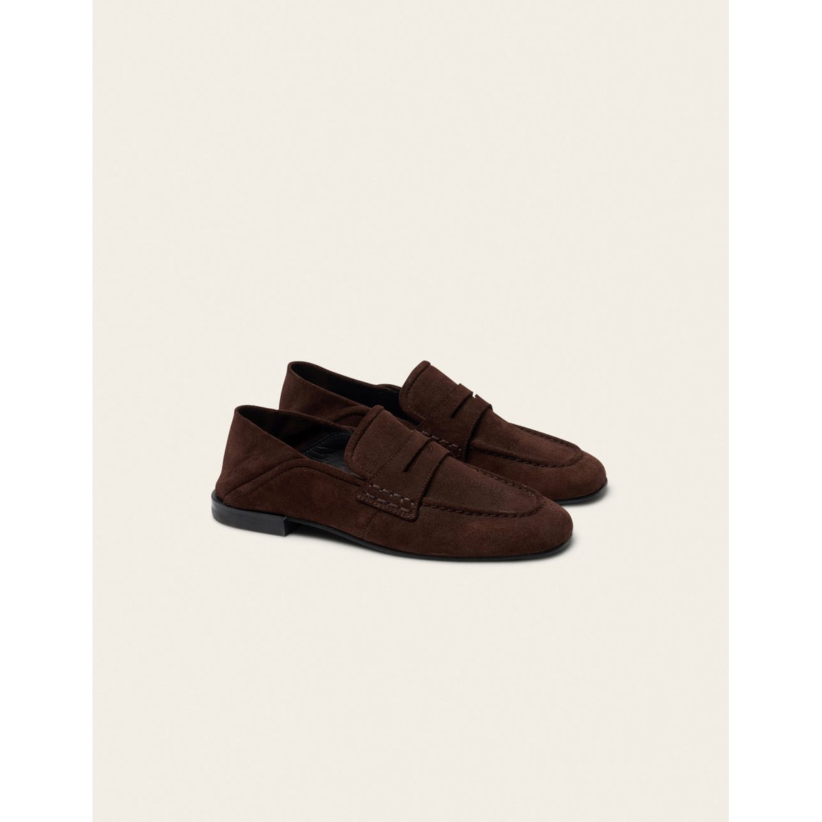 Mocassins GEMA suède chocolat, ODAJE