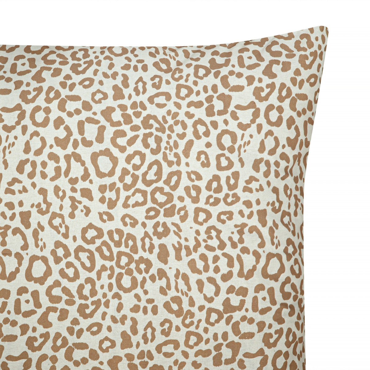 Parure de lit imprimé léopard en coton ZAHO beige, FUTURE HOME