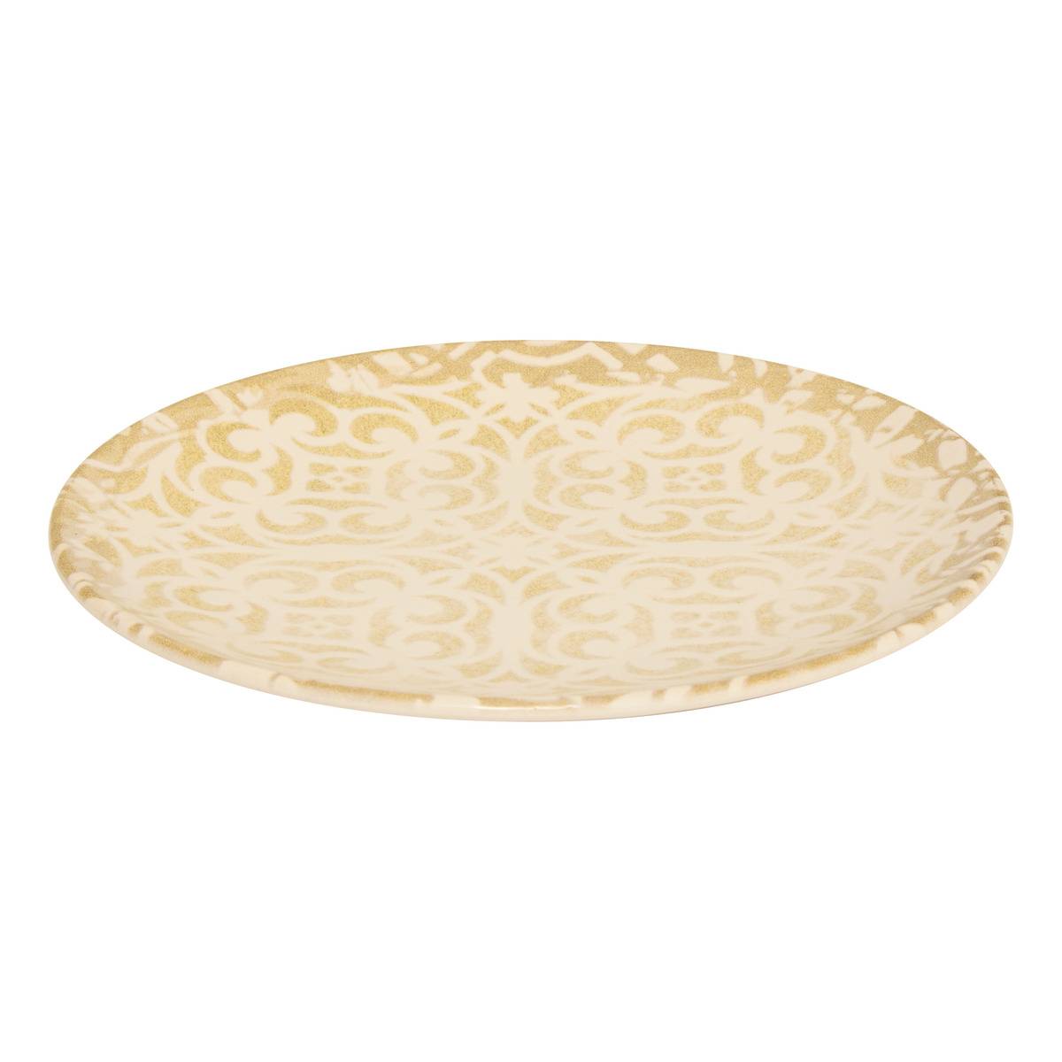 Assiette dessert D20cm ANNA creme, ATMOSPHERA