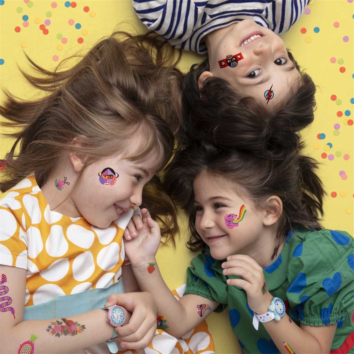 Tatouages Arc-en-ciel multicolore, DJECO