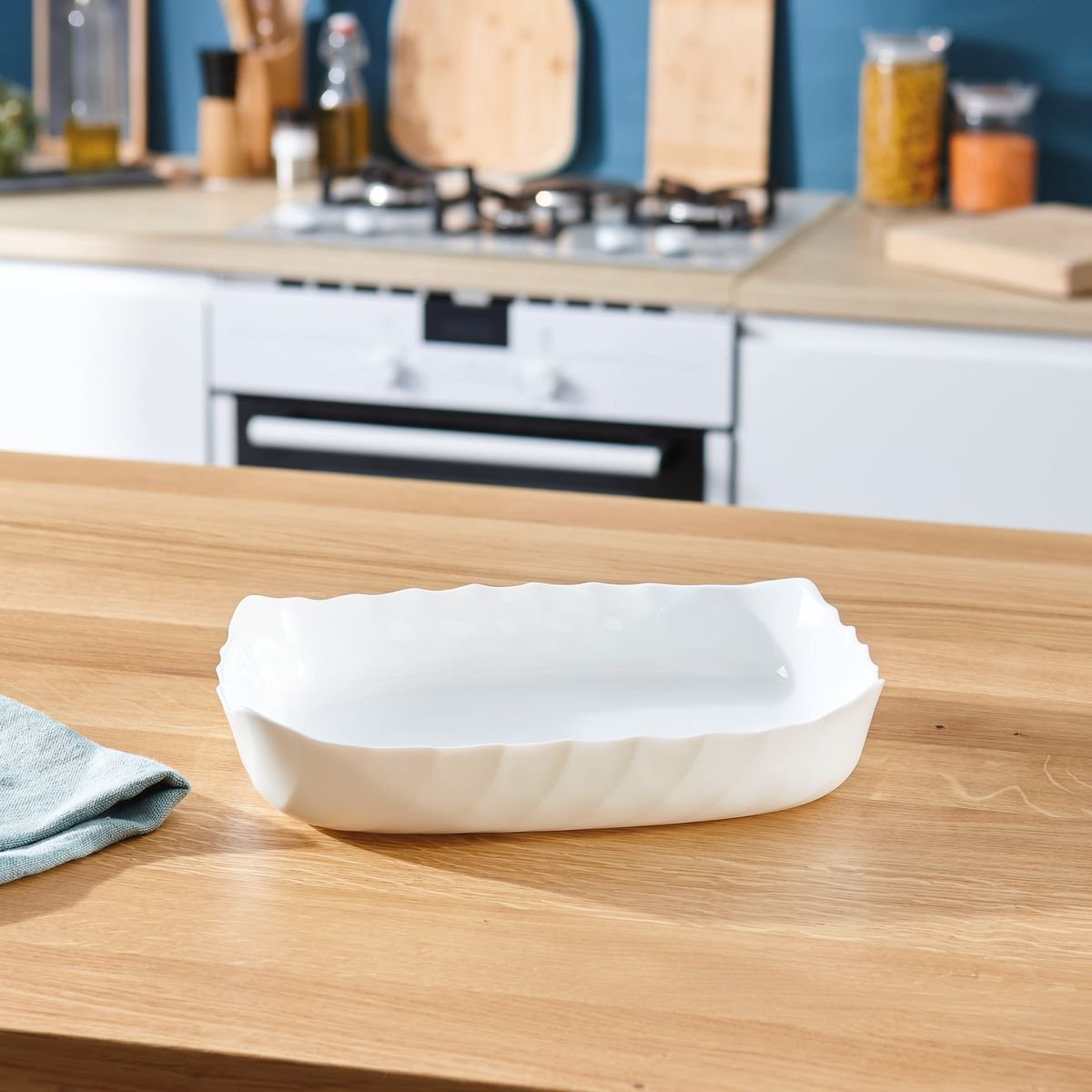 Plat de cuisson 29cm-SMART CUISINE TRIANON blanc, LUMINARC