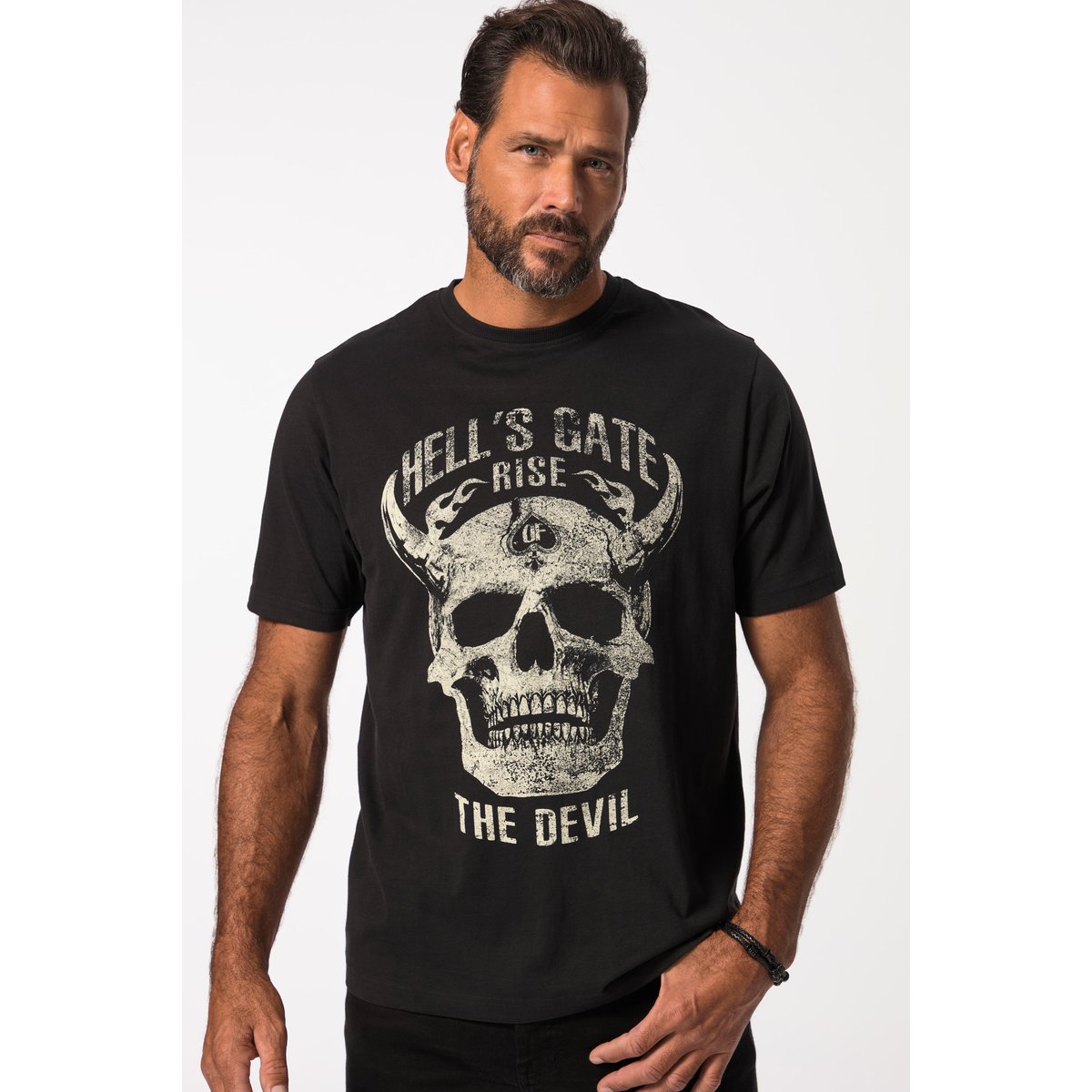 T-shirt, manches mi-hauteur noir, JP1880