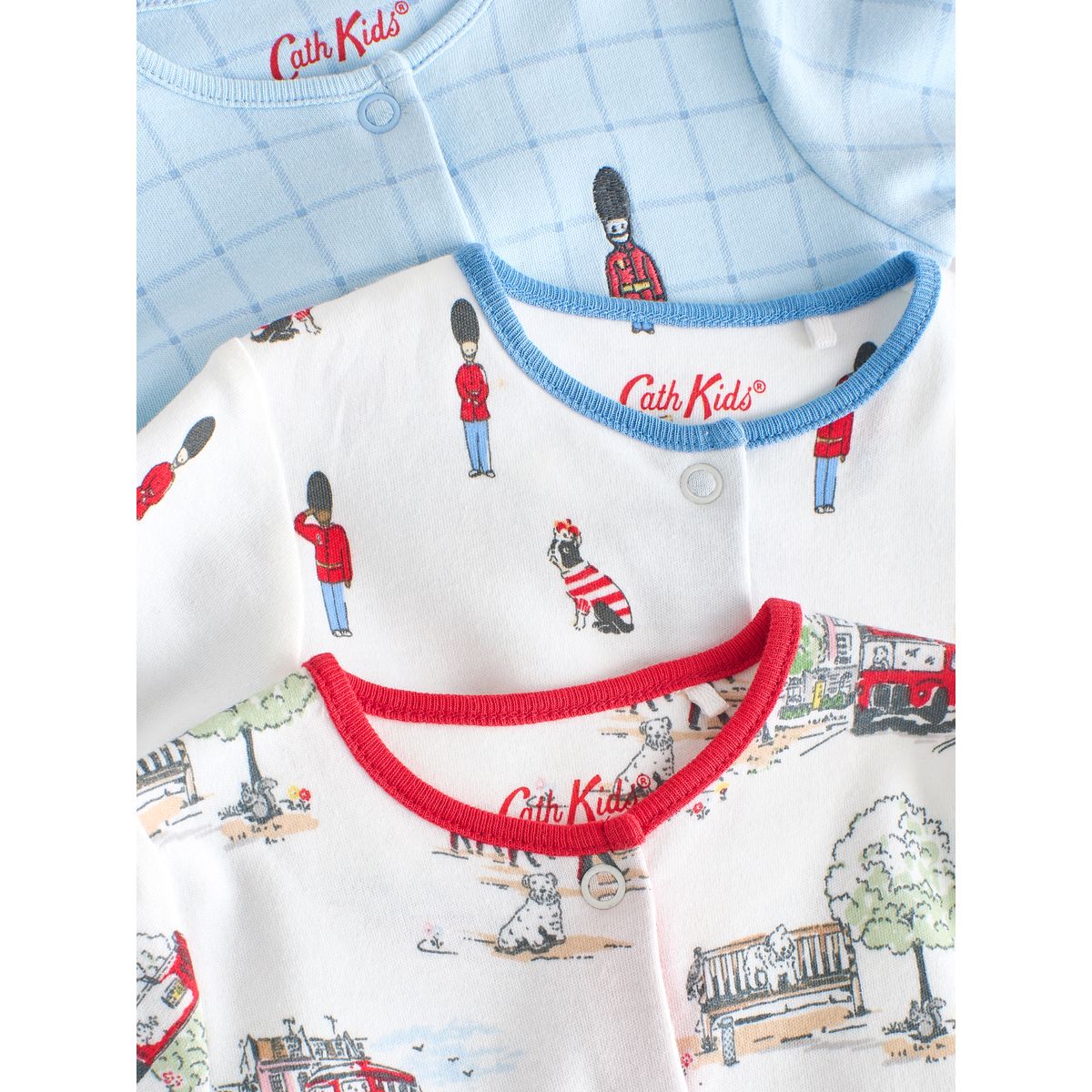 Dors-bien bébé cath kidston, lot de 3 bleu/blanc, NEXT
