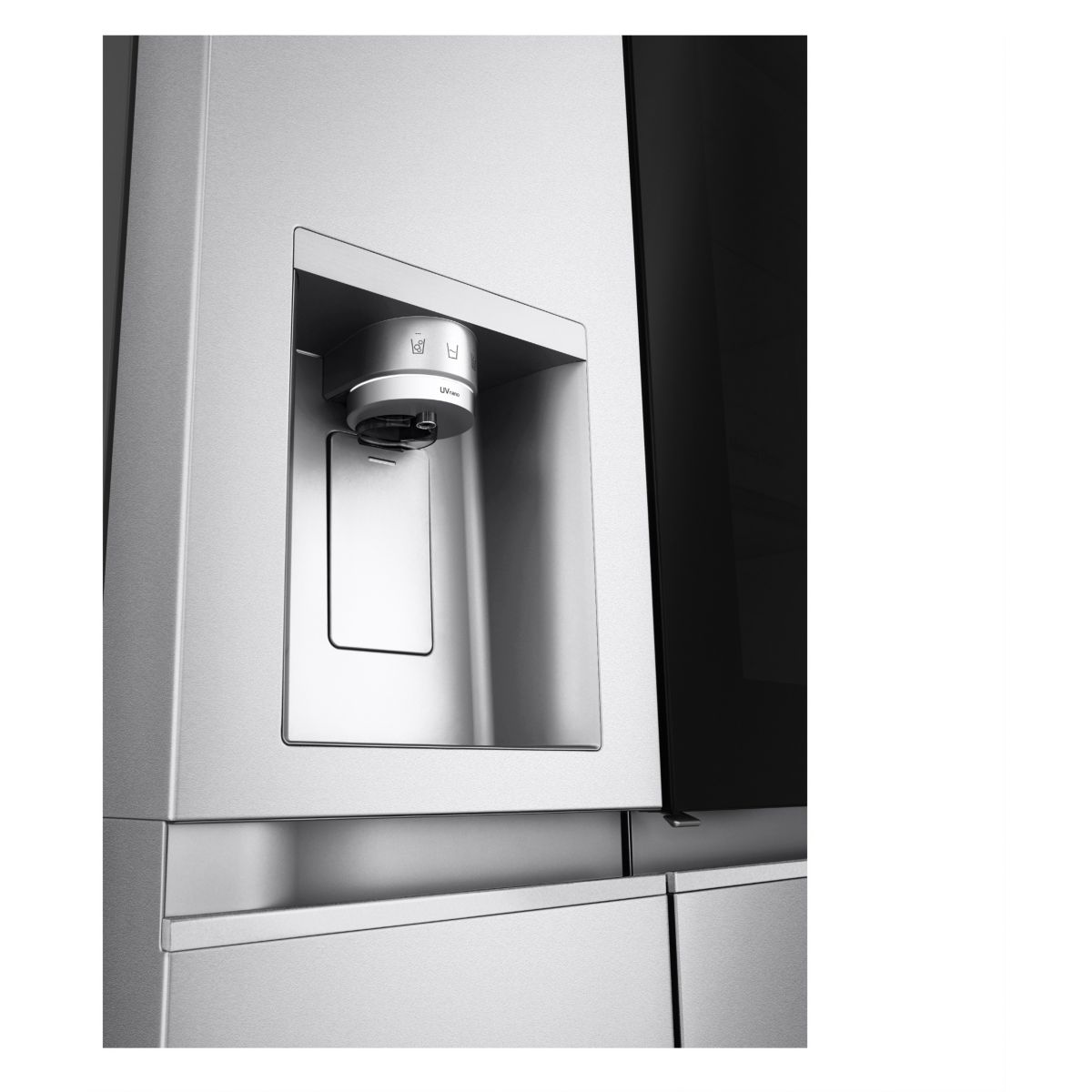 Réfrigérateur Américain GSXE90MBAD Instaview couleur unique, LG