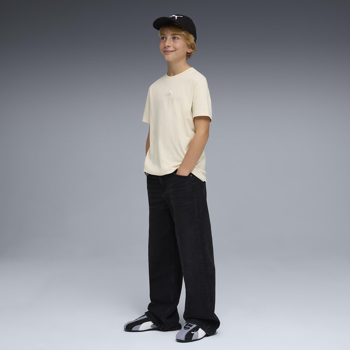 T-shirt met korte mouwen beige , PUMA