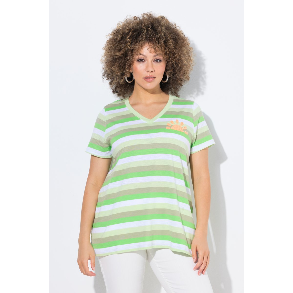 T-shirt vert mousse, ULLA POPKEN