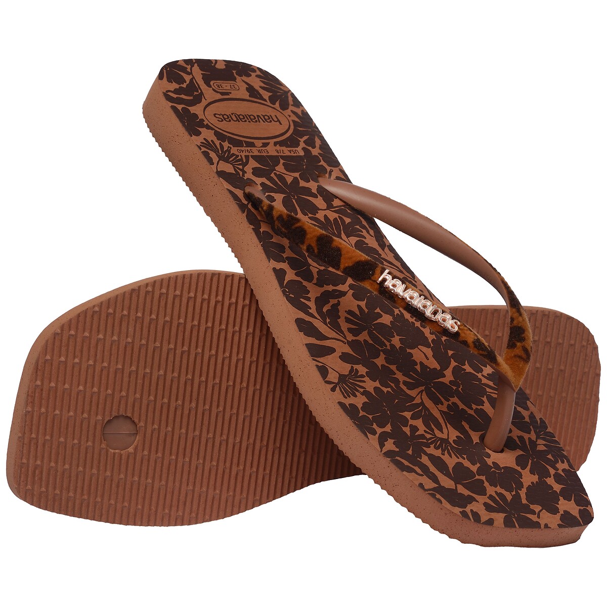 Infradito SQUARE Velvet marrone, HAVAIANAS