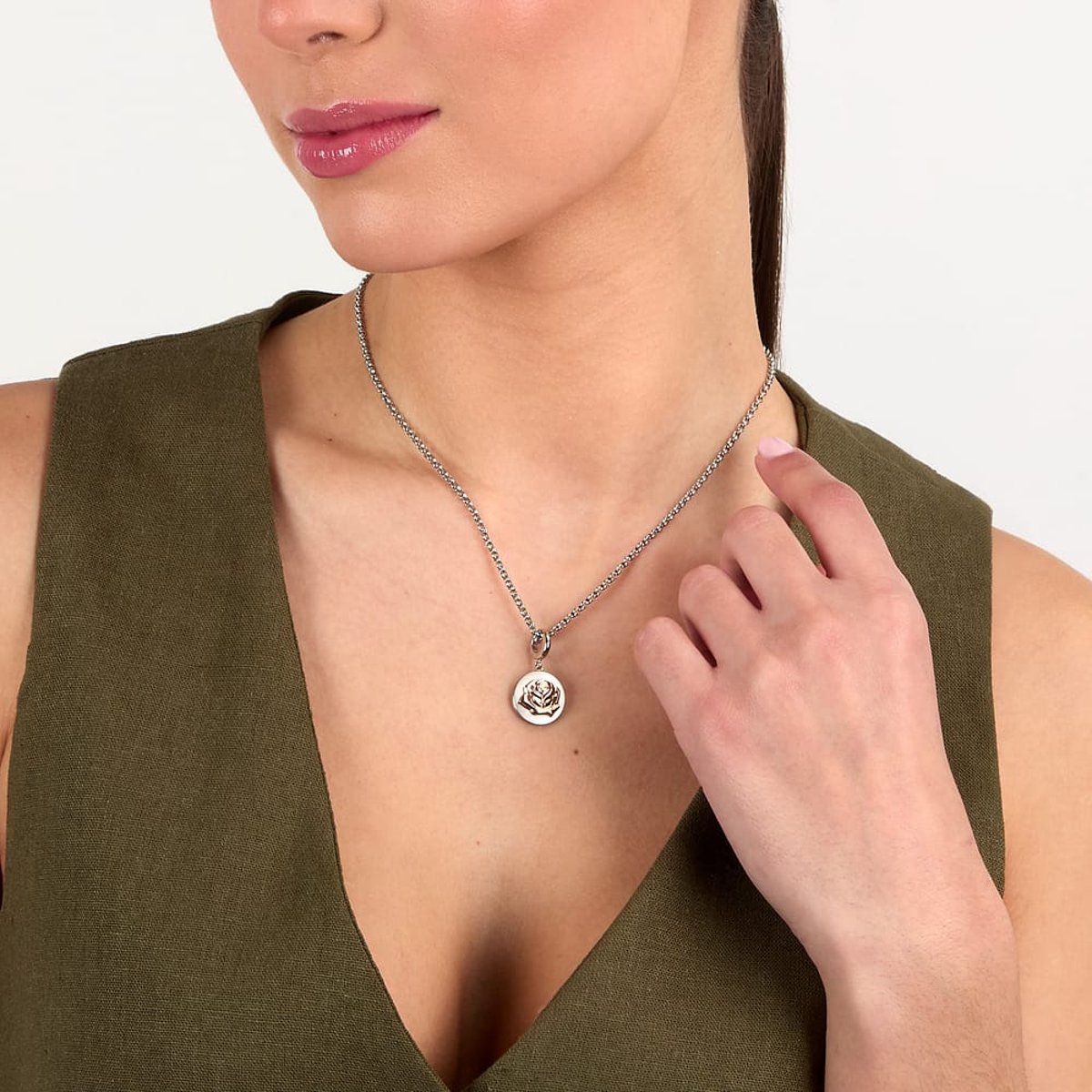 COLLIER MORELLATO DROPS - SCZ1442 rose gold,stainless steel, MORELLATO