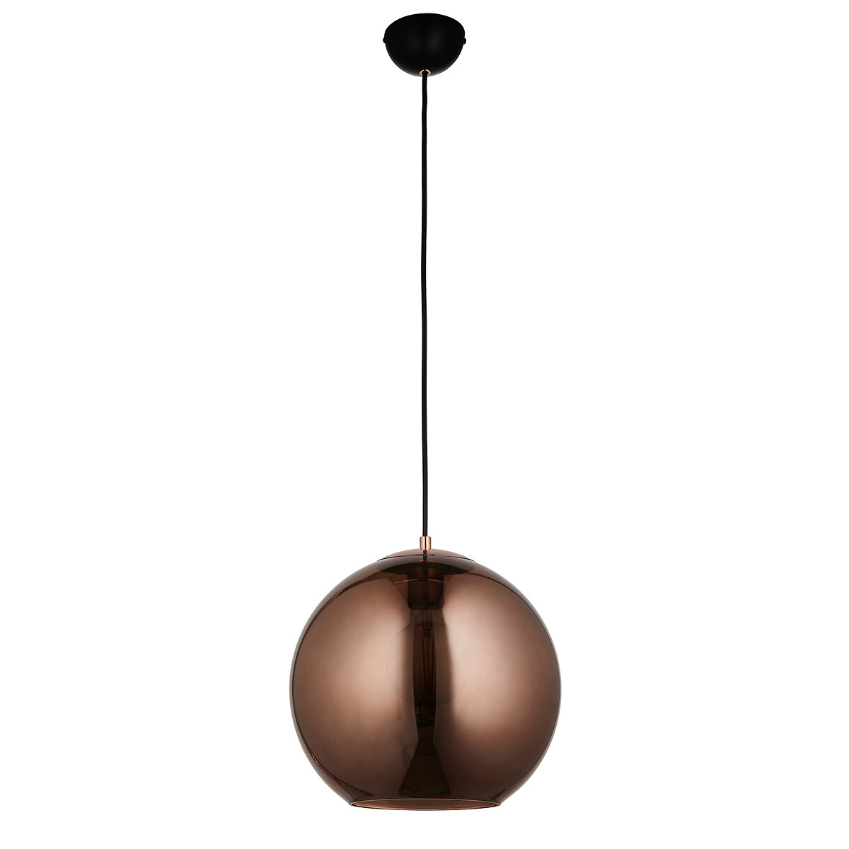 Bocco Mirrored Glass Pendant Light black, SO'HOME