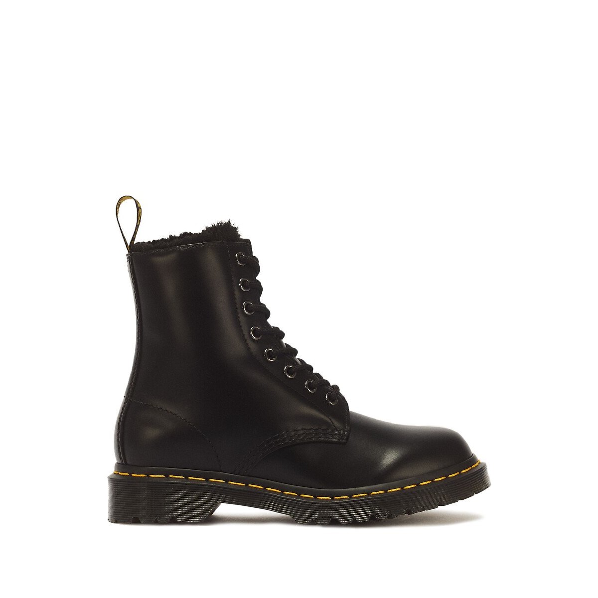 Gevoerde bottines 1460 Serena zwart, DR. MARTENS