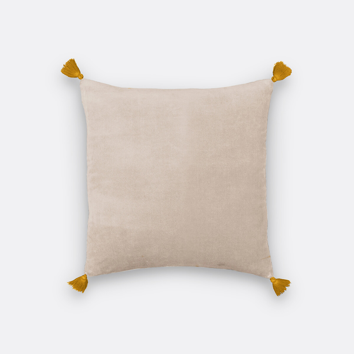 Housse de coussin 40x40 cm, Velvet beige, LA REDOUTE INTERIEURS