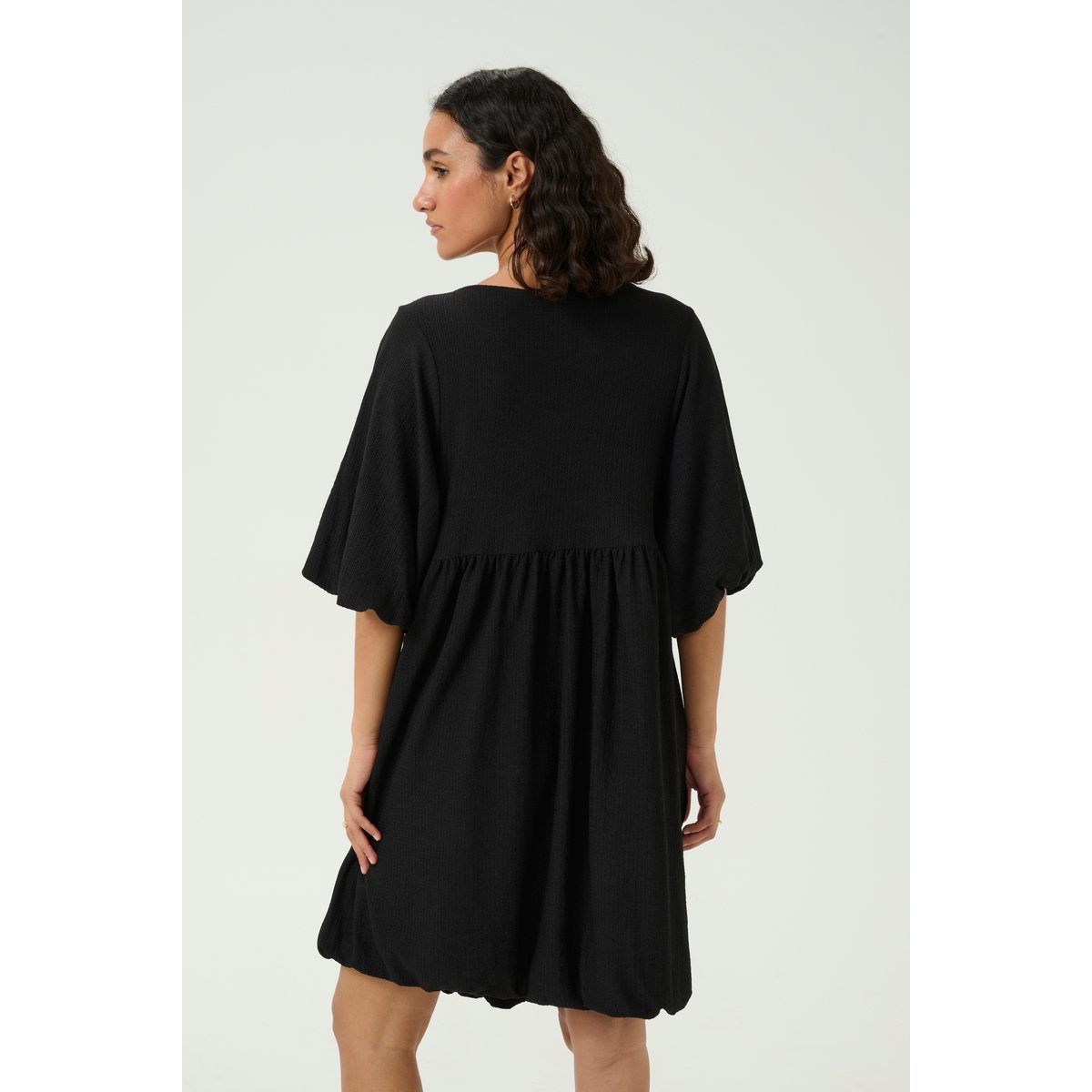 Jersey dress noir black deep, KAFFE