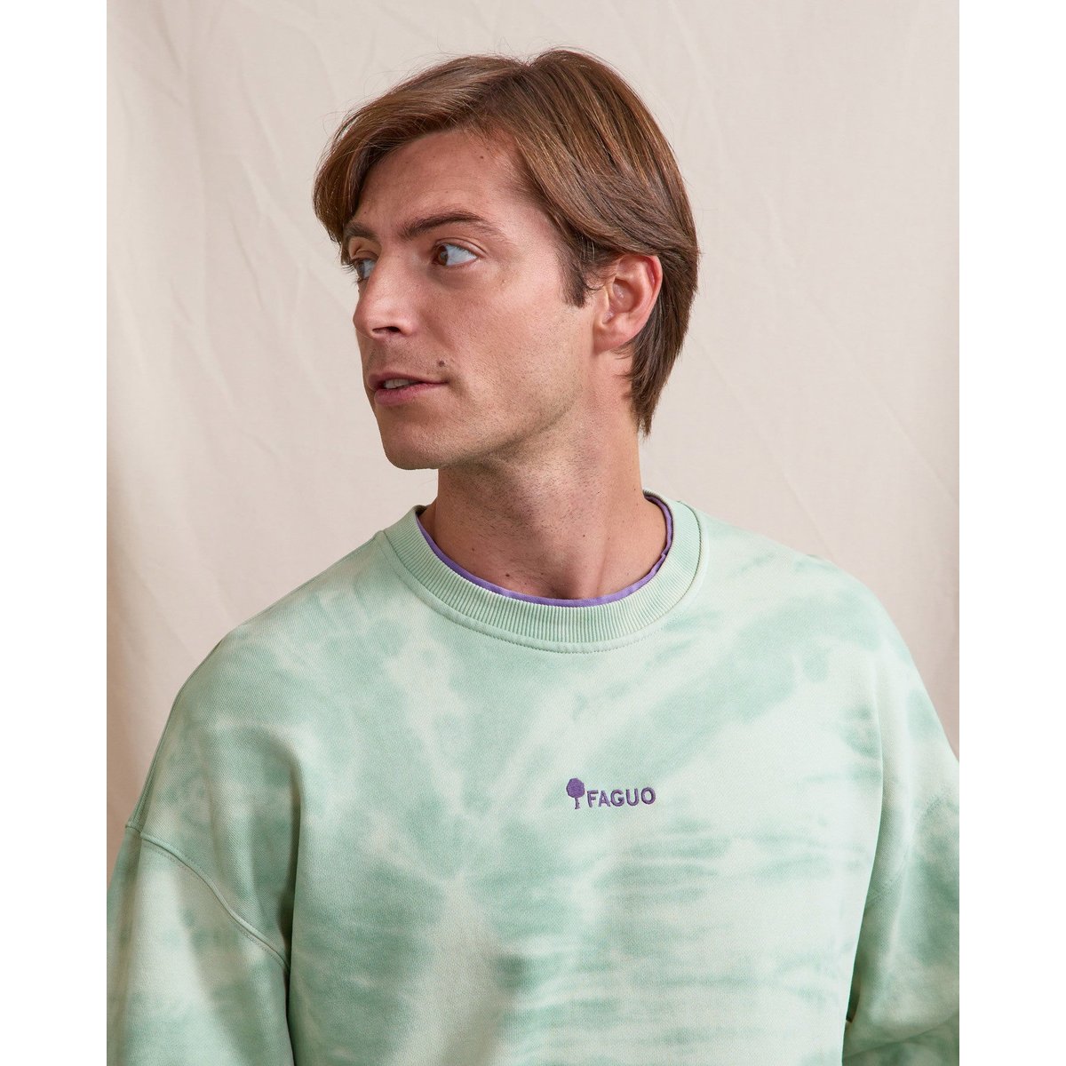 Sweat FANGO vert menthe, FAGUO