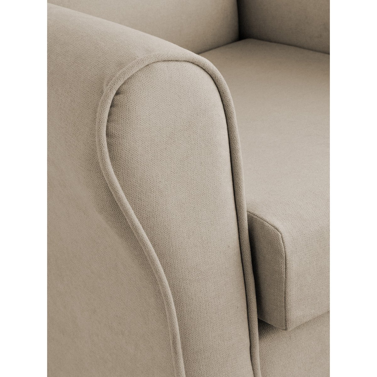 Fauteuil Tapissé - HILDE beige, KENAY