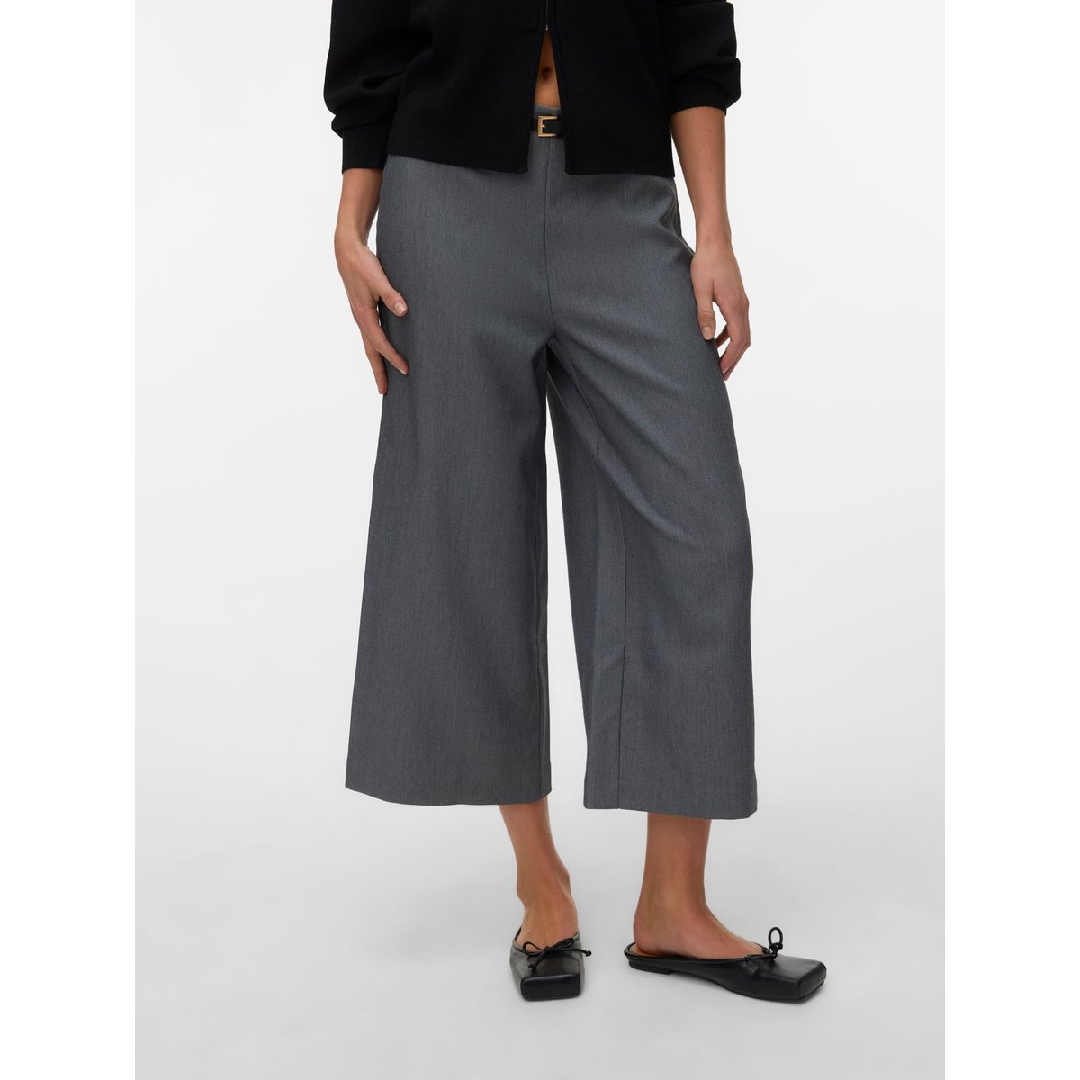 Jupe Culotte grise - medium grey melange, VERO MODA