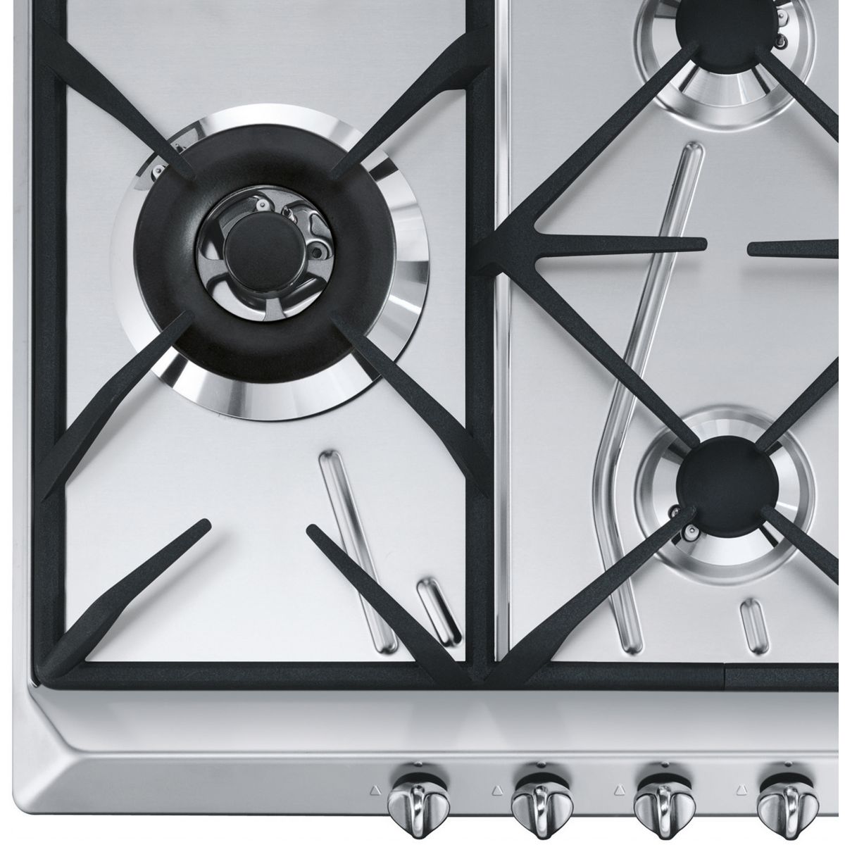 Plaque gaz SRV575GH5 gris, SMEG