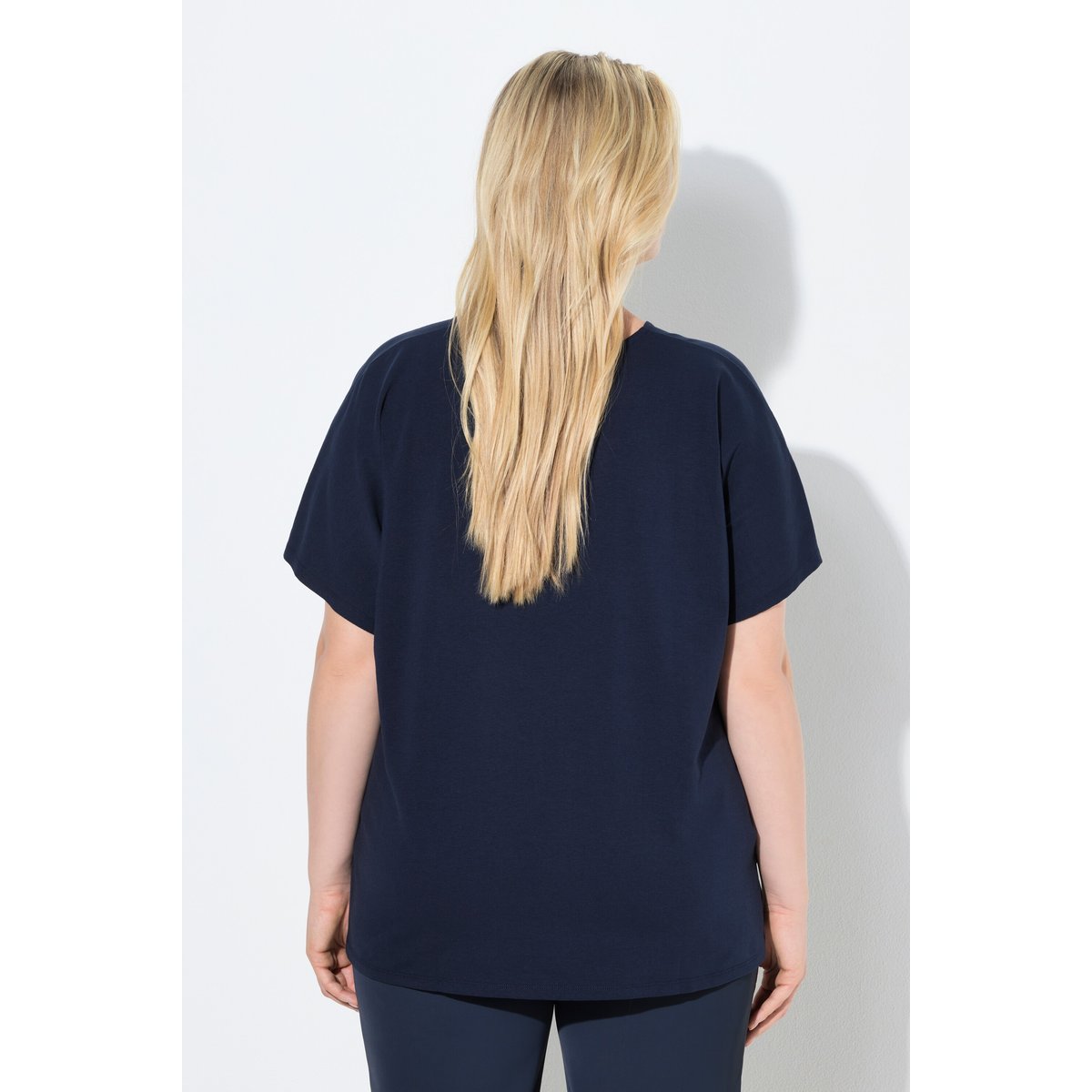 T-shirt oversize marine, ULLA POPKEN
