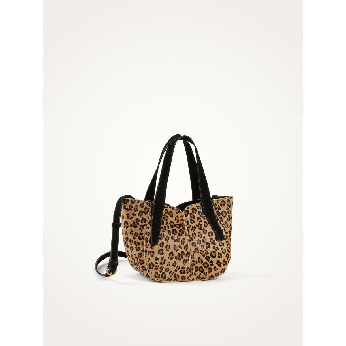 Sac à main avec anses et bandoulière Mini ALTAÏ marron, VANESSA WU