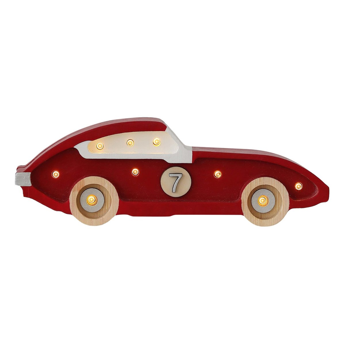Lampe Veilleuse Voiture de course rouge, LITTLE LIGHTS