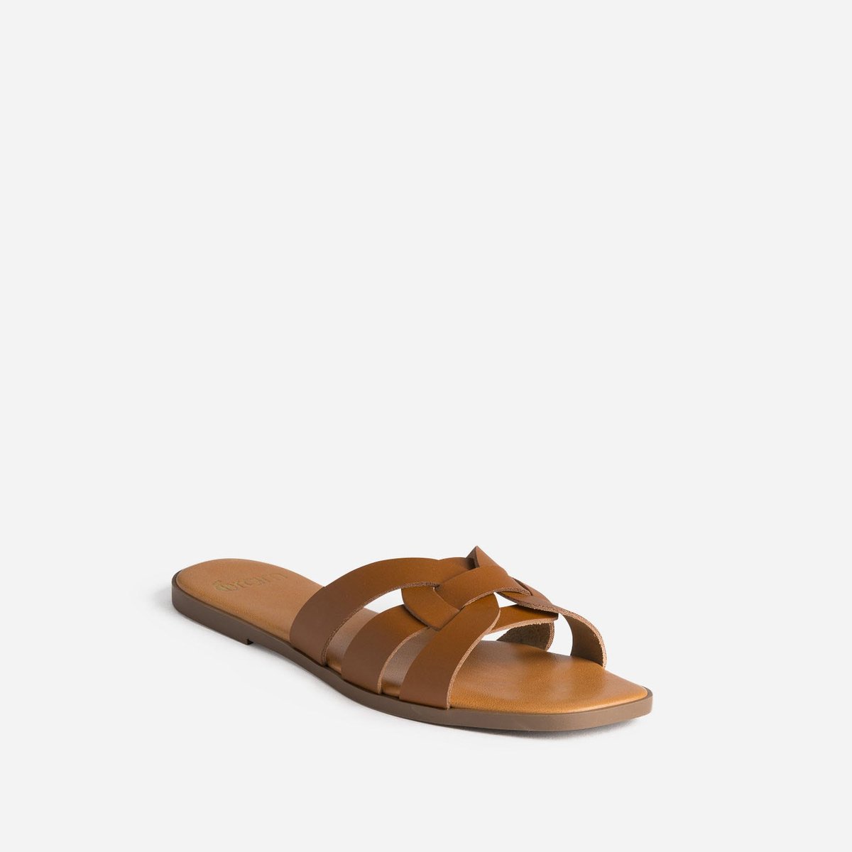 Mule en cuir MARION cognac, ERAM