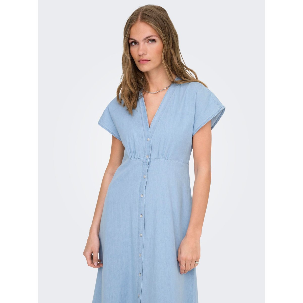Robe light blue denim, ONLY