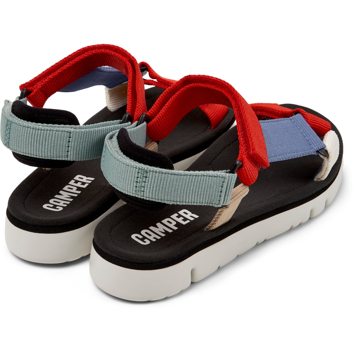 Sandales Oruga Sandal rouge vert, CAMPER