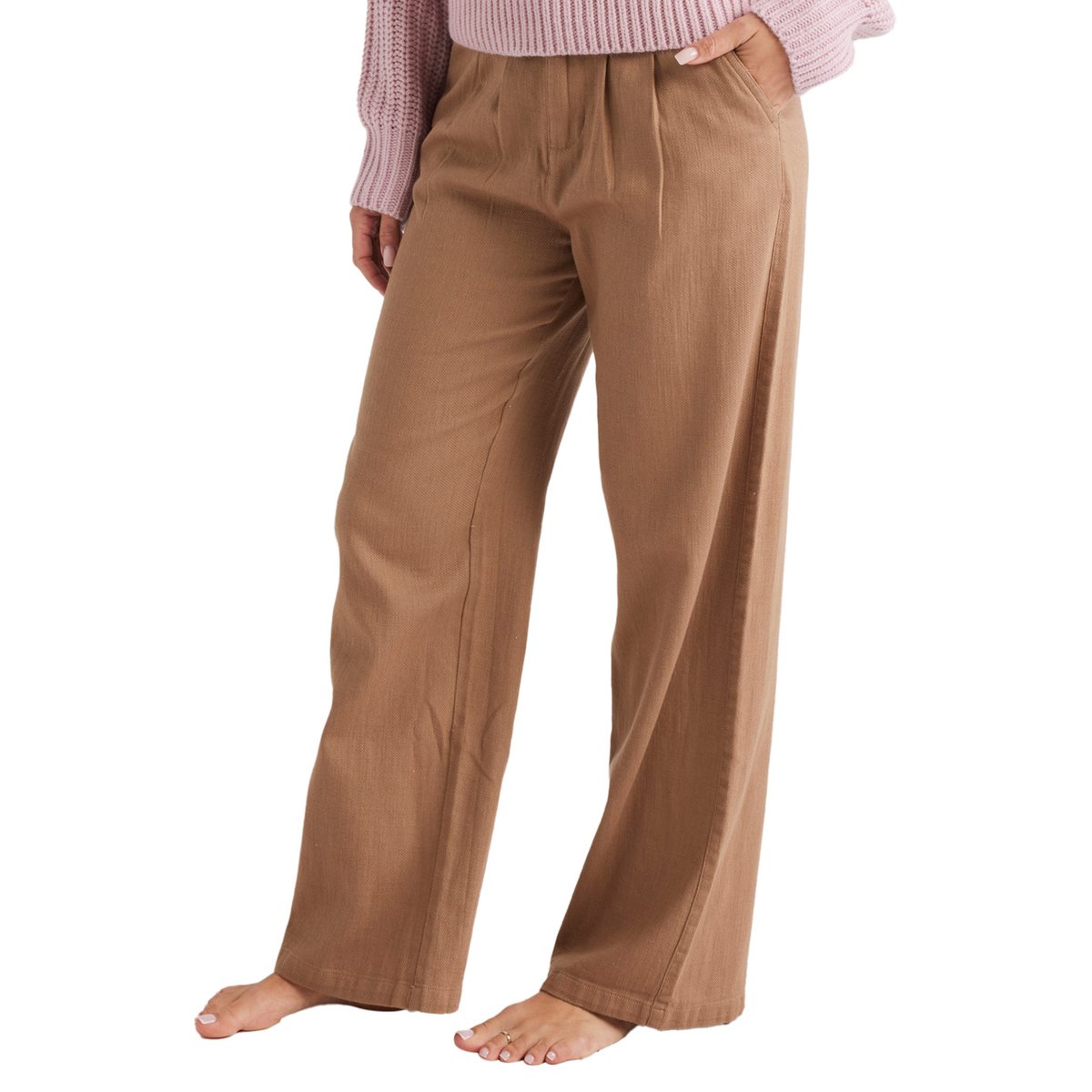 Pantalon chino ATTRACTIVE LIGHT. marron portabella, ROXY