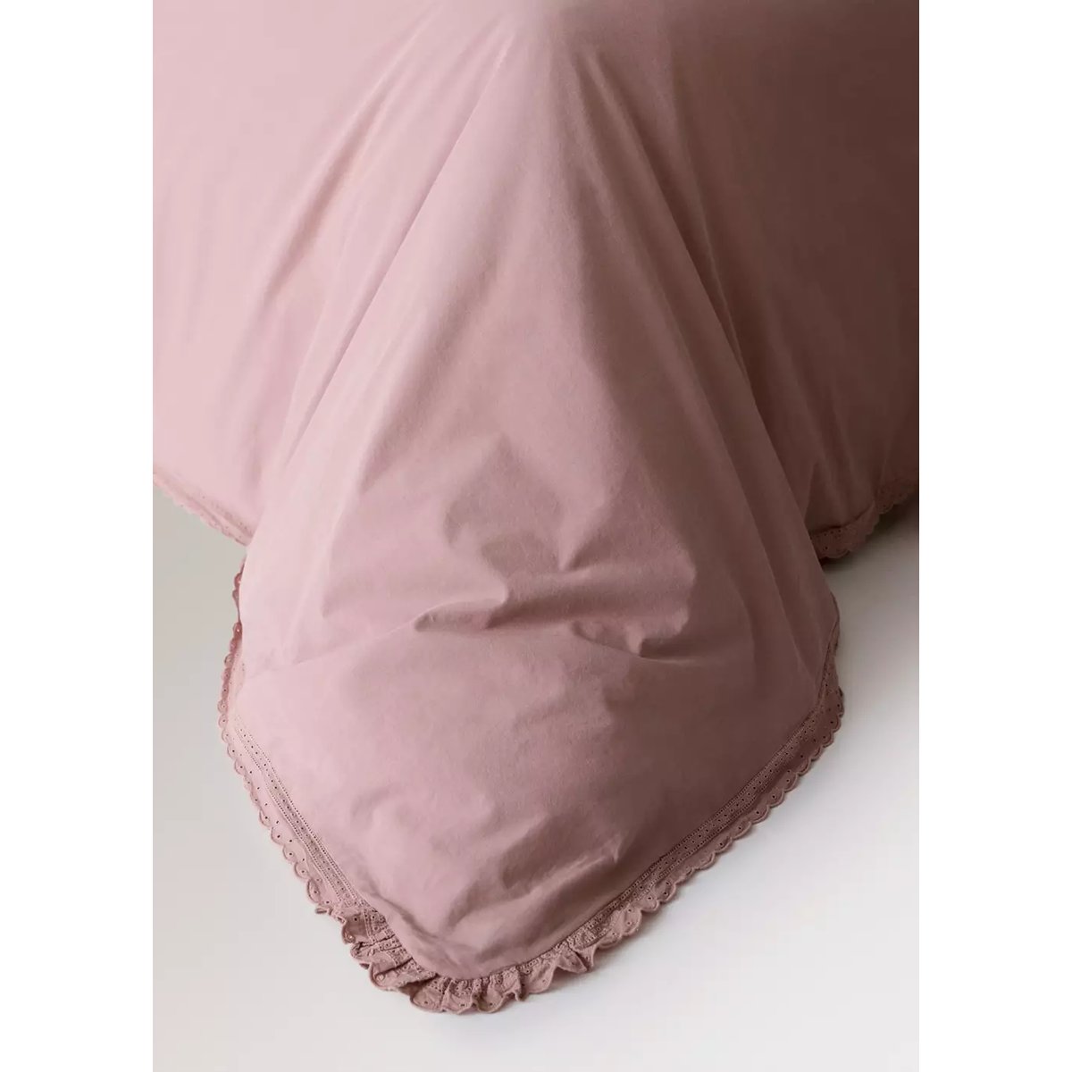 Housse de couette percale de coton lit 90 cm violet clair/pastel, MANGO HOME
