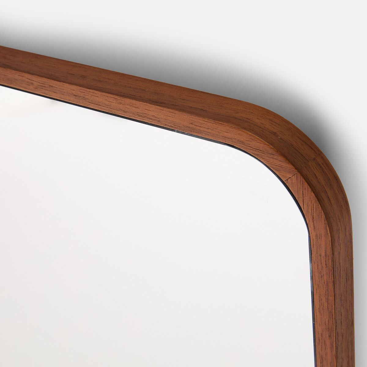 Miroir rectangulaire, en plaqué noyer, 80 x 120 cm, IODUS teinté coloris noyer, LA REDOUTE INTERIEURS