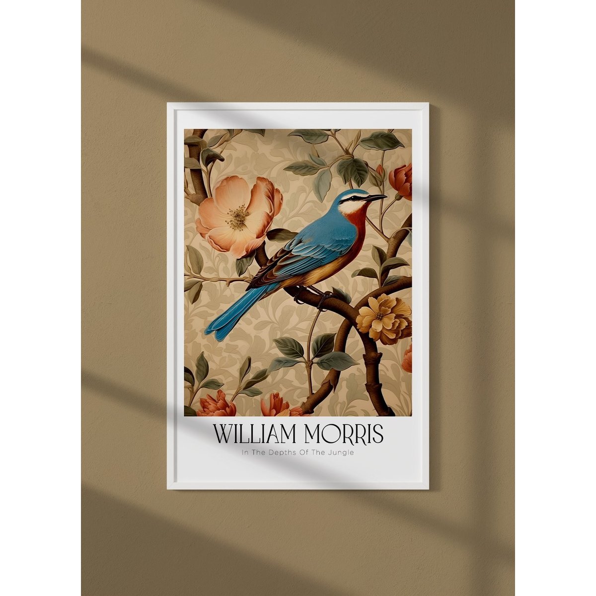Affiche William Morris n°3 blanc, L'AFFICHERIE