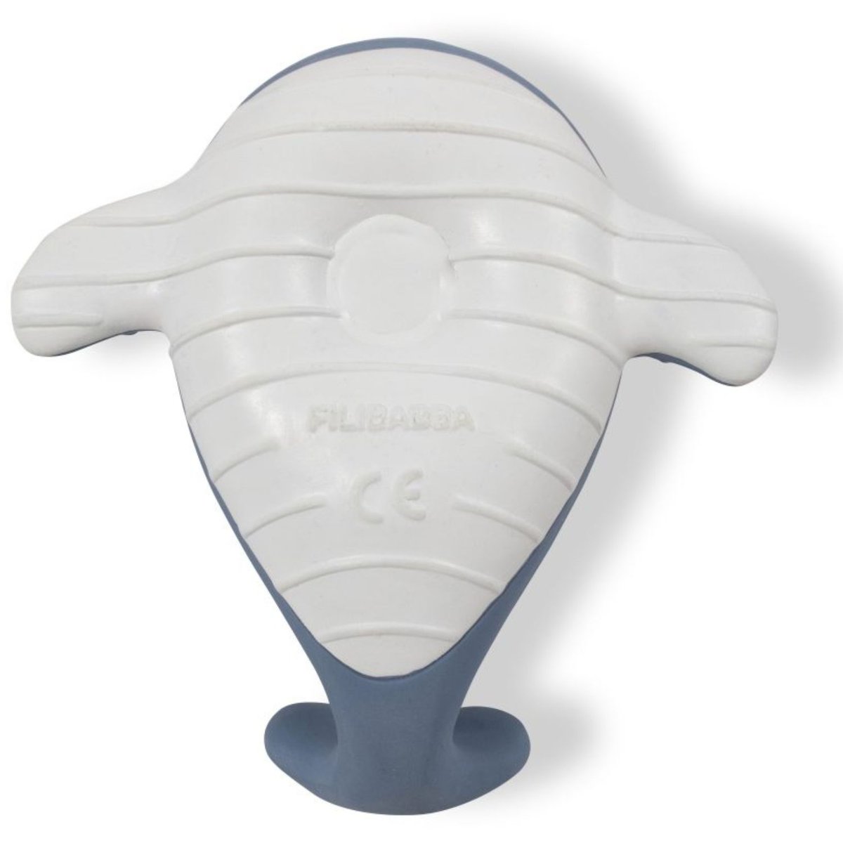Jouet de dentition bleu, blanc, FILIBABBA