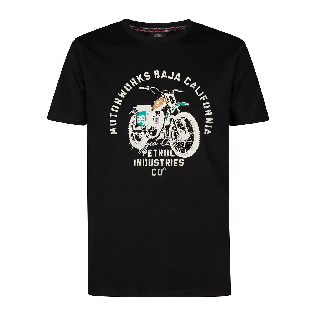 T-shirt manches courtes noir, PETROL INDUSTRIES