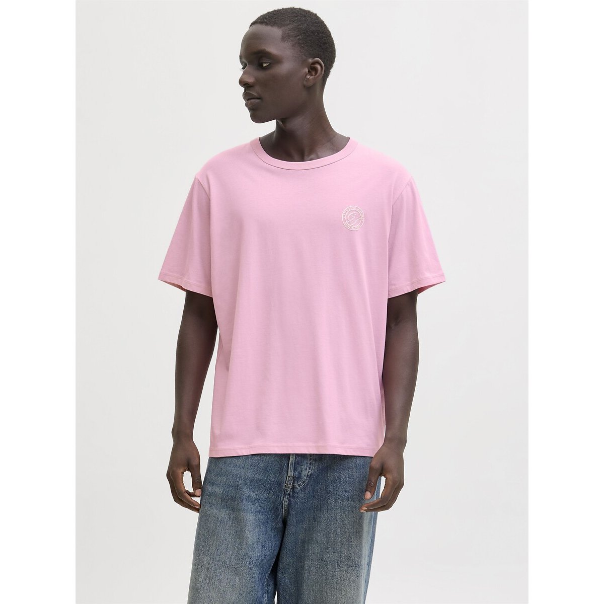 T-shirt manches courtes rose, JACK & JONES