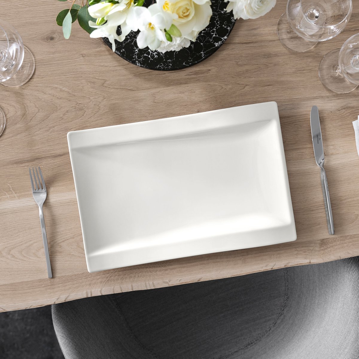 Assiette Gourmet NEWWAVE blanc, VILLEROY & BOCH
